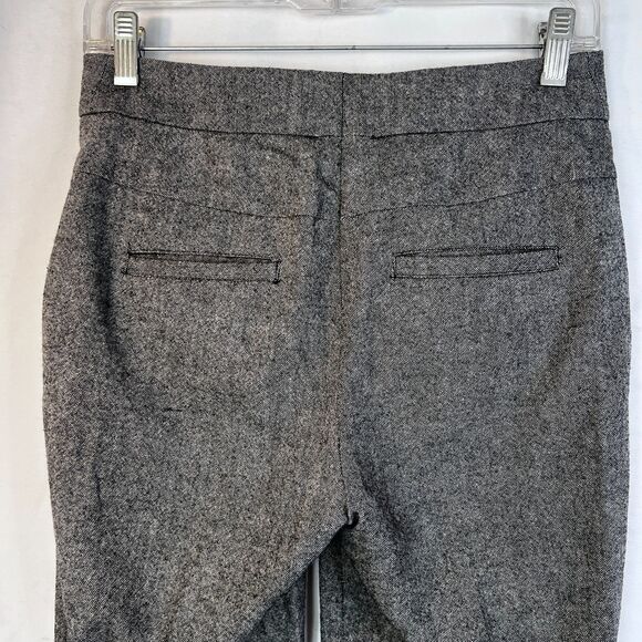 H&M Tweed Wool Blend Straight Leg Dress Pants Career Office Work Size 4 Classic - Picture 4 of 10